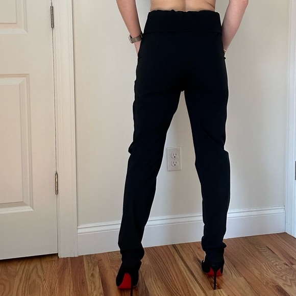 Paper Bag Waist Techno Tapered Pants - Picture 5 of 12